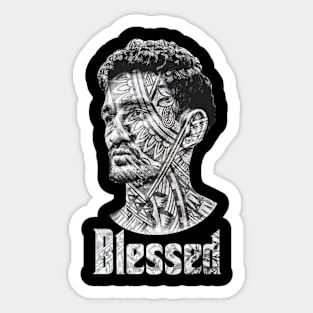 Blessed Max Holloway Sticker